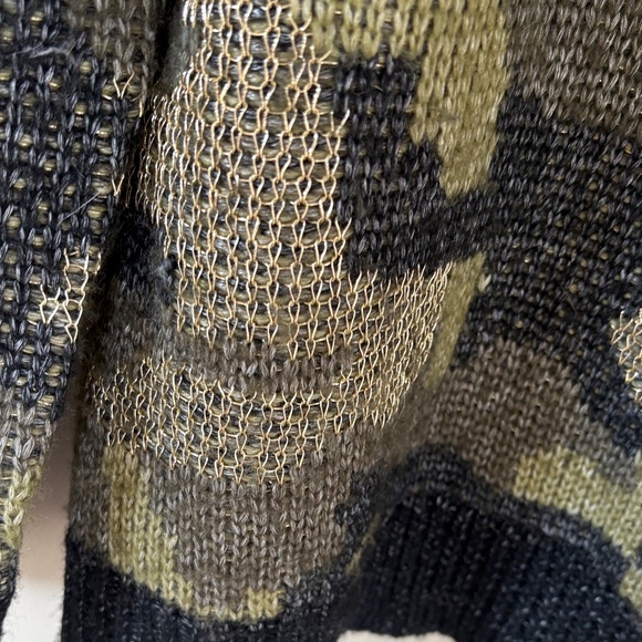 Michael Kors Camouflage V-Neck Sweater - Picture 3 of 5
